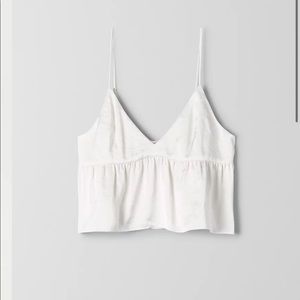 Aritzia camisole XS white. Little Moon brand from aritzia